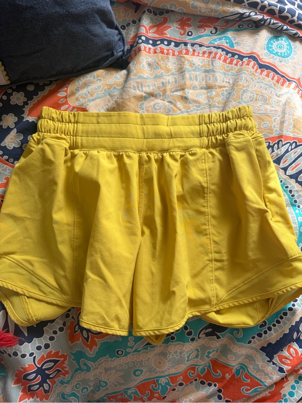 lululemon athletica Bright Yellow Athletic Shorts